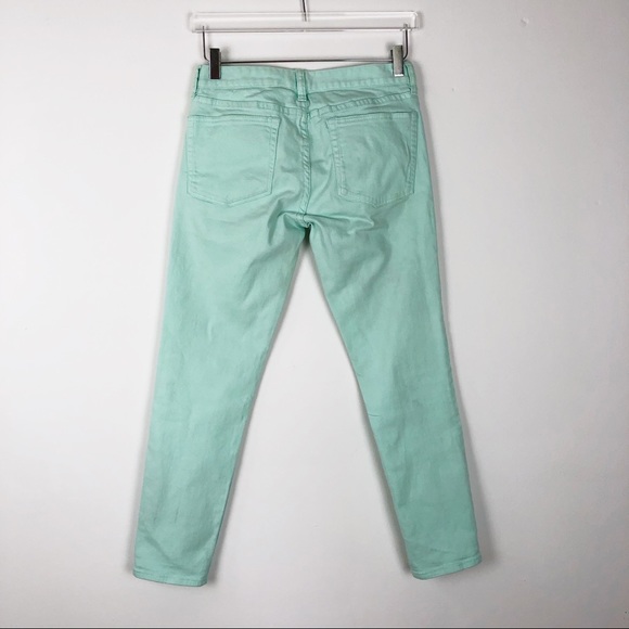 J. Crew Mint Toothpick Ankle Skinny Jeans Pants 27 - Picture 6 of 7